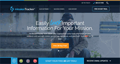 Desktop Screenshot of mission-tracker.com