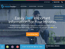 Tablet Screenshot of mission-tracker.com